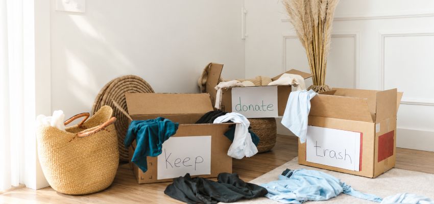 How to start organizing a cluttered house before buying storage solutions